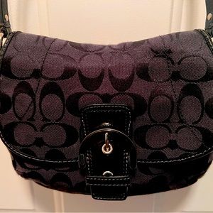Coach Mini cross-body (black)